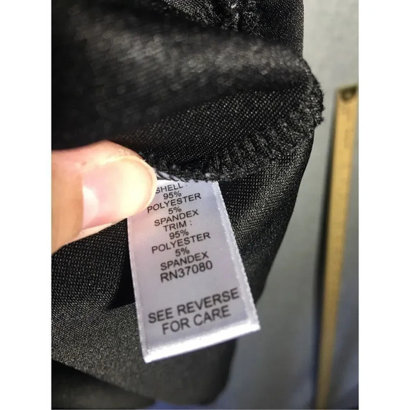 Womens Cato Dress Professional Black Career Work Business Casual Sheer Detailing - Picture 5 of 6